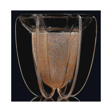 RENE LALIQUE (1860-1945)  "Myosotis" Vase.