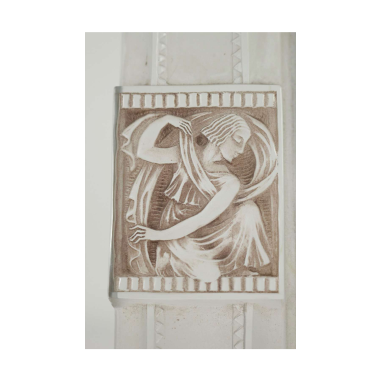 René LALIQUE "Helene" table mirror