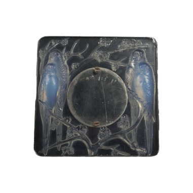 Rene Lalique Cadre "4 perruches " opalescent