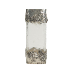 Vase in sterling silver and...