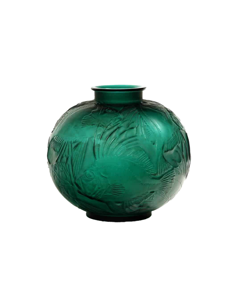 RENE LALIQUE (1860-1945) Vase "Fish"