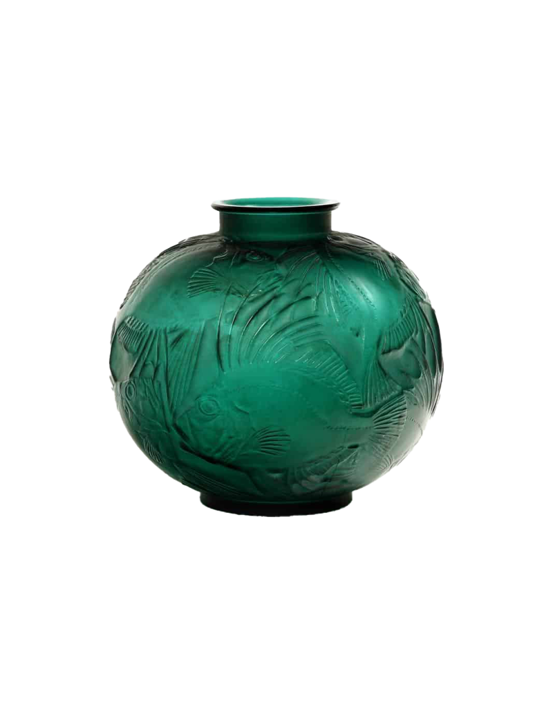 RENE LALIQUE (1860-1945) Vase "Poissons"