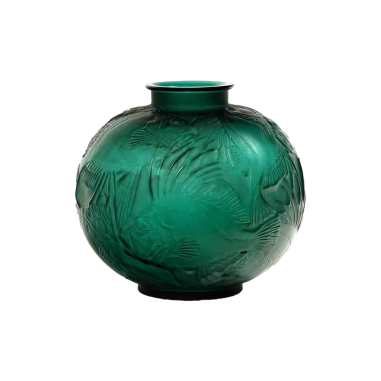 RENE LALIQUE (1860-1945) Vase "Fish"