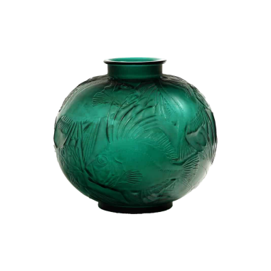 RENE LALIQUE (1860-1945) Vase "Poissons"