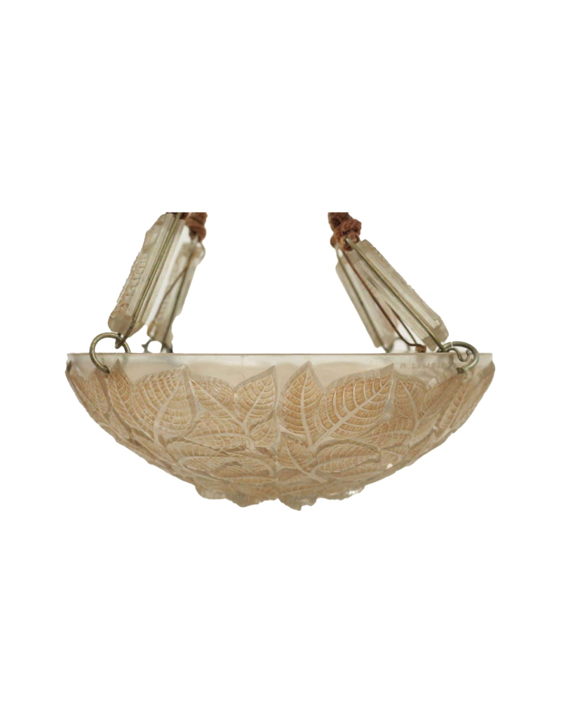 René lalique (1860-1945) "Charmes" ceiling lamp