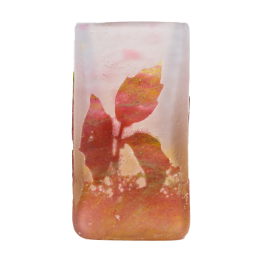 Daum Nancy : porte bouquet " rose "...