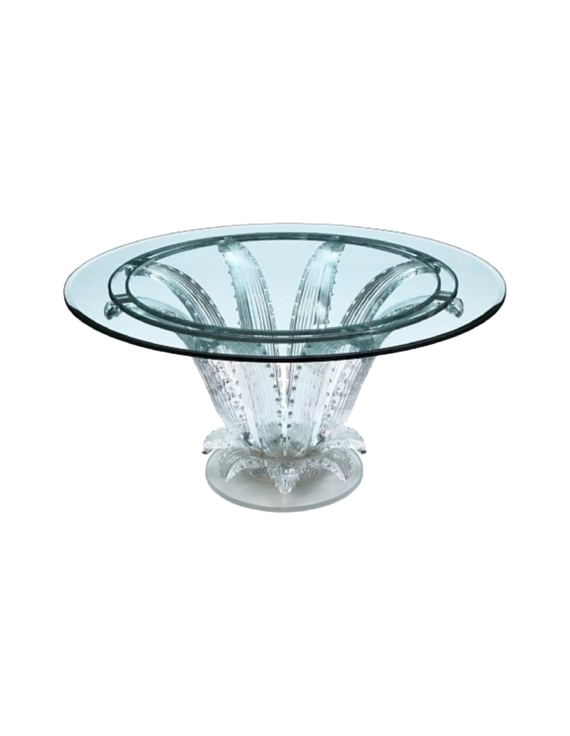 Cristal Lalique Table "CACTUS"