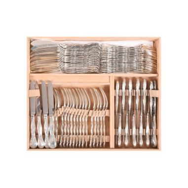 Tétard : Ménagère Argent Massif 146...