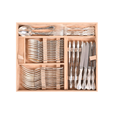 Tétard : Ménagère Argent Massif 146...