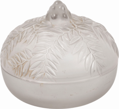 René LALIQUE : Boîte ronde Vallauris