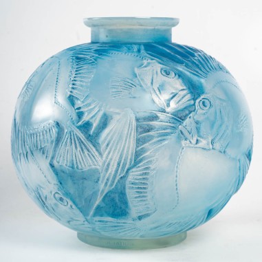 René Lalique : Vase « Poissons »...