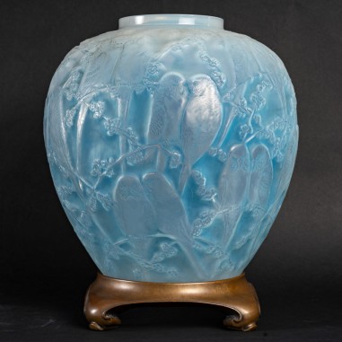 René Lalique 1919 - Vase Perruches...