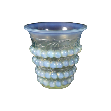 R. Lalique - Vase « Montmorency » Opalescent,1930