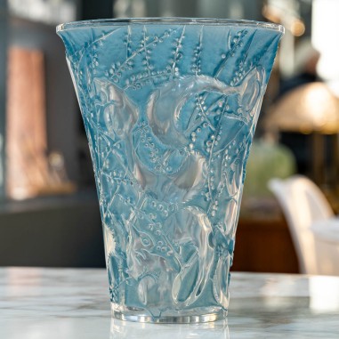 RENÉ LALIQUE ( 1860-1945) +Vase «...