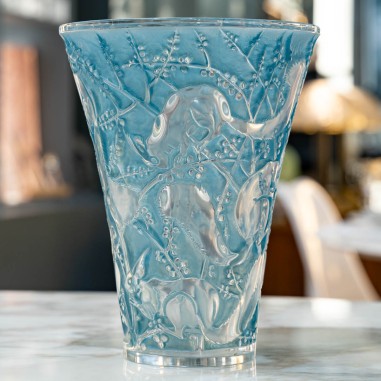 RENÉ LALIQUE ( 1860-1945) +Vase «...