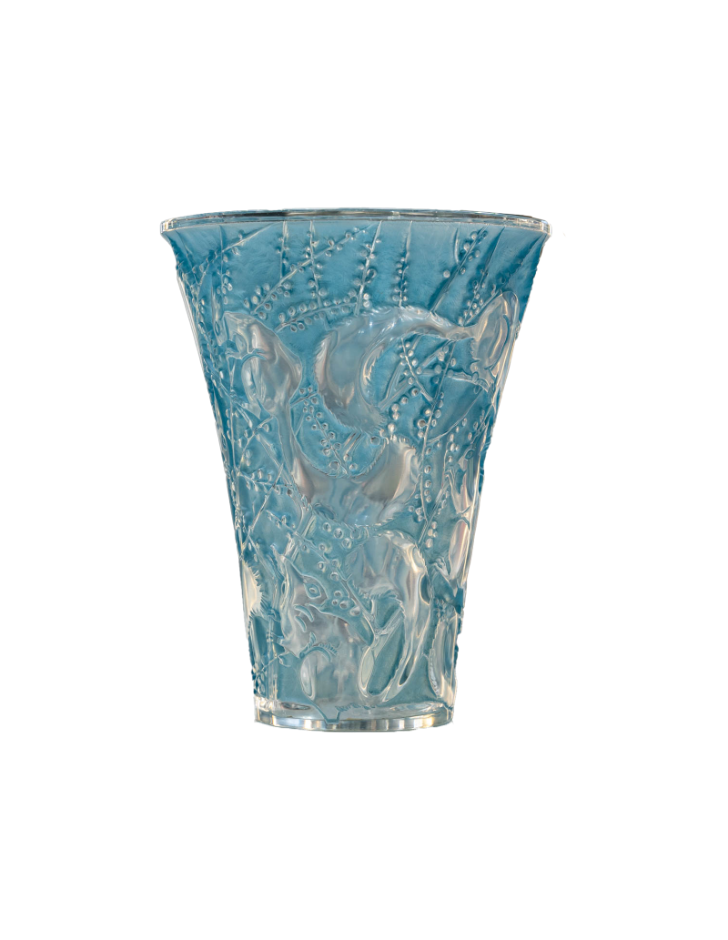 RENÉ LALIQUE ( 1860-1945) +Vase « Senart »