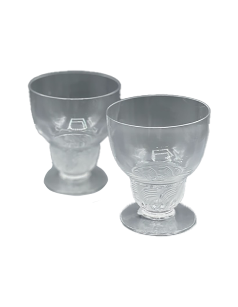 René Lalique : Série de 5 verres « Padoue » 1930