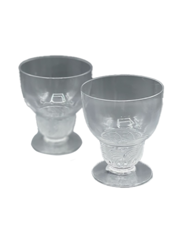 René Lalique : Series of 5 glasses "Padua" 1930