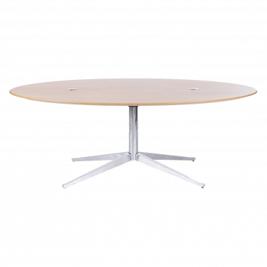 FLORENCE KNOLL: Large oval table