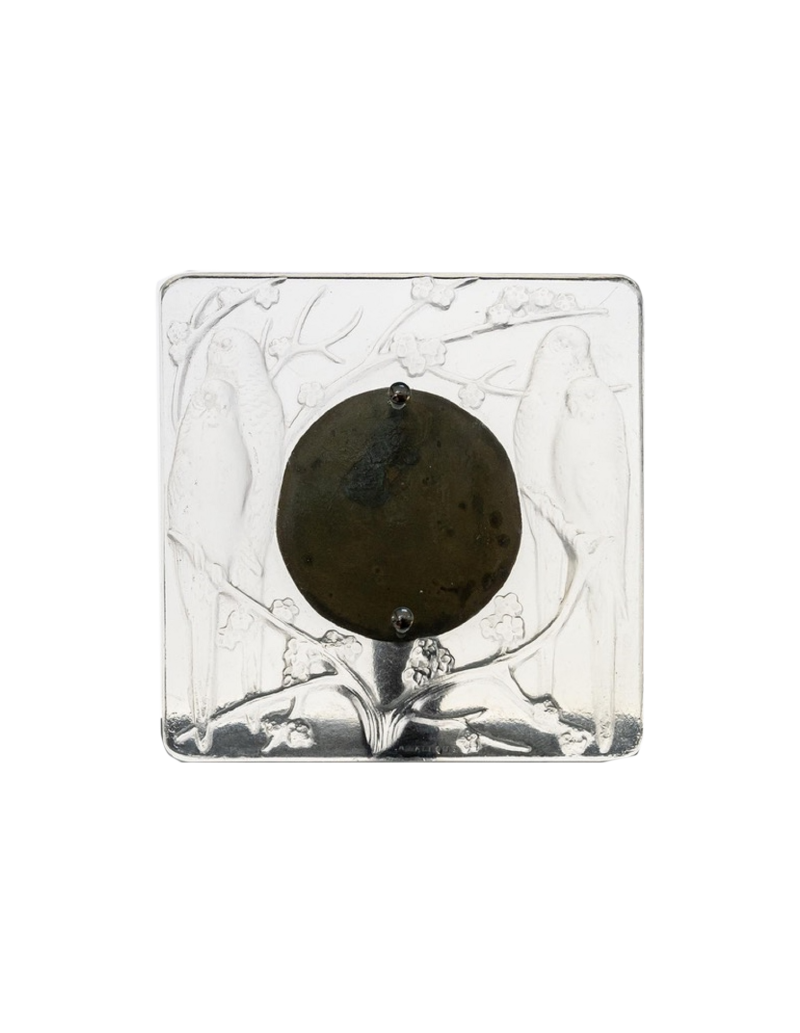 René Lalique : Cadre "4 Perruches "