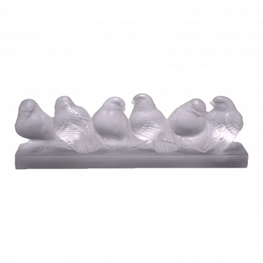 René Lalique : Groupe De Six Moineaux