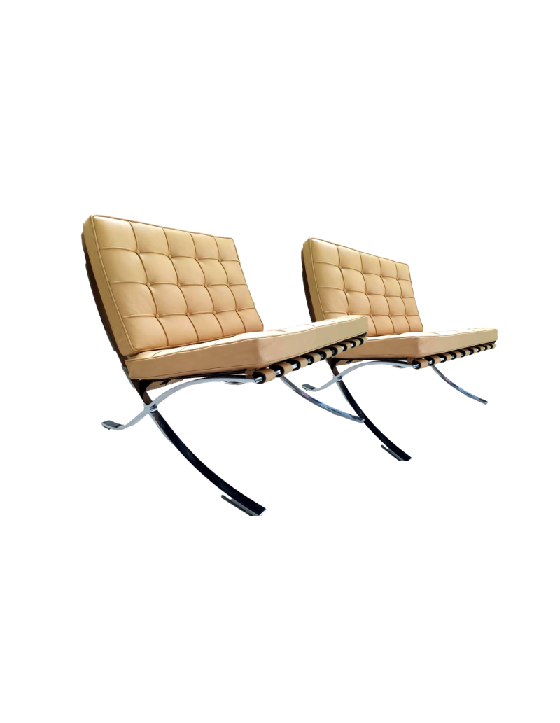 Knoll : Pair of Barcelona Armchair
