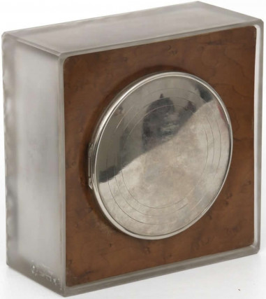 R LALIQUE CLOCK "4 SPARROWS FROM...