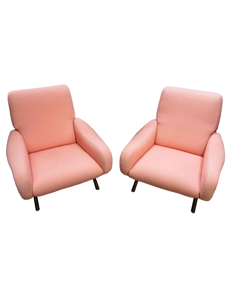 Pair of Marco Zanuso Armchairs model "Lady"