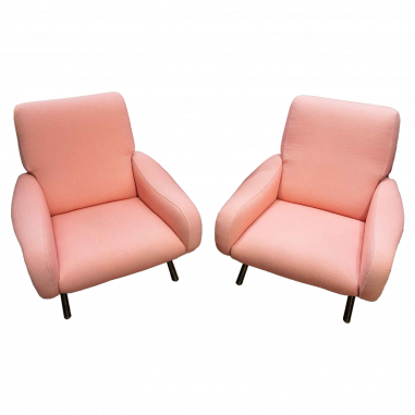 Pair of Marco Zanuso Armchairs model "Lady"