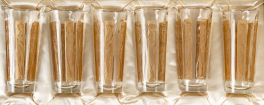 R. Lalique - "Six Figurines" Set of 6...