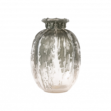 René LALIQUE (1860-1945) : Vase "Fontaines" couvert (1912)
