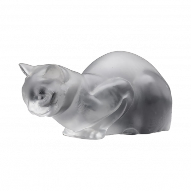 Maison Lalique :"Chat Couché"