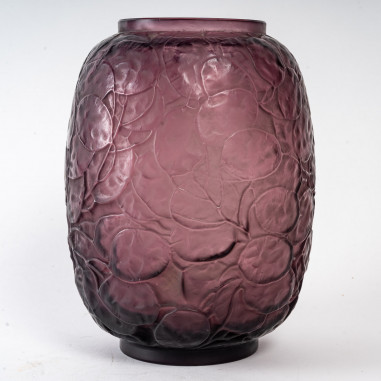 René Lalique : Vase "Monnaie du Pape"...