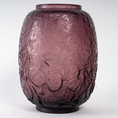 René Lalique : Vase "Monnaie du Pape"...