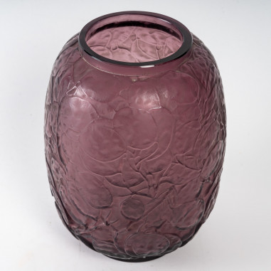 René Lalique : Vase "Monnaie du Pape"...