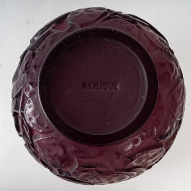 René Lalique : Vase "Monnaie du Pape"...