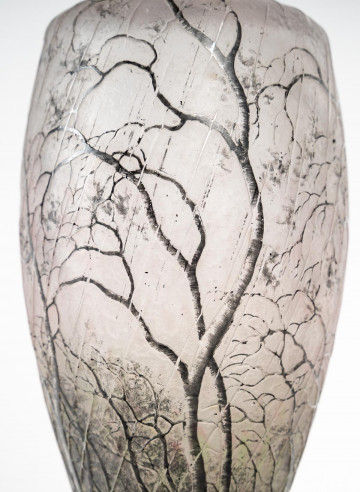 Daum : "Rain" Vase