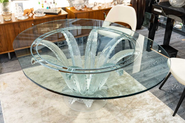 Crystal Lalique Table "CACTUS"