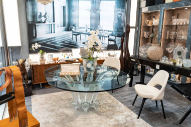 Crystal Lalique Table "CACTUS"