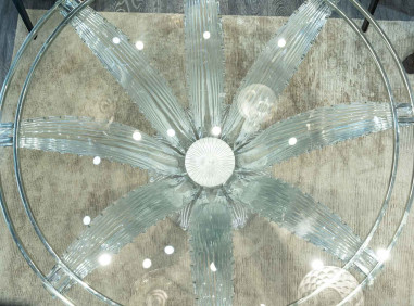Cristal Lalique Table "CACTUS"