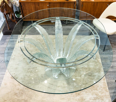 Crystal Lalique Table "CACTUS"