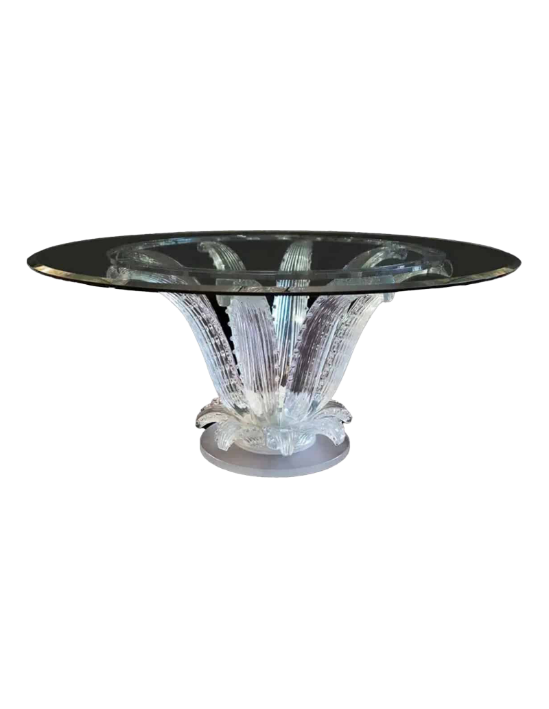 Cristal Lalique Table "CACTUS"