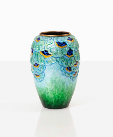 Camille Fauré : Enamelled Vase