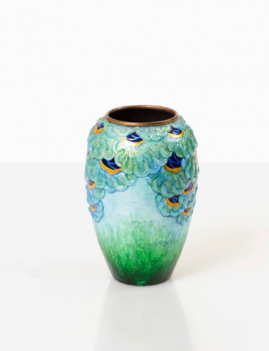 Camille Fauré : Enamelled Vase