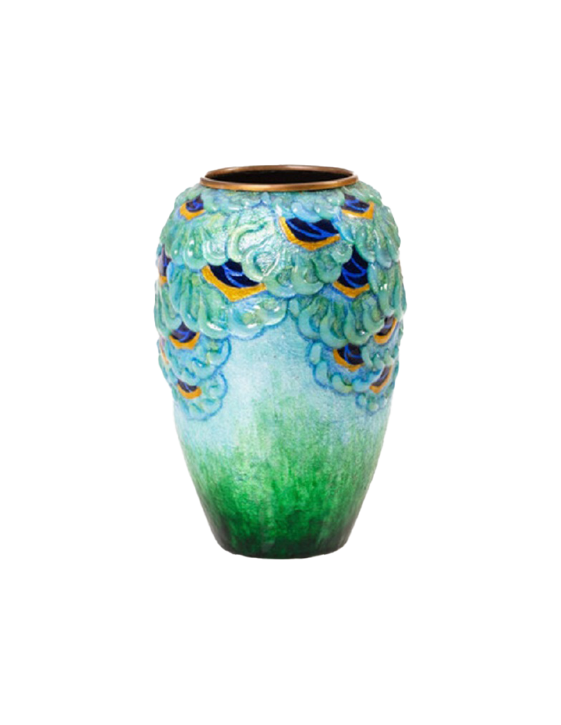 Camille Fauré : Enamelled Vase