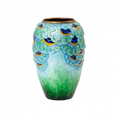 Camille Fauré : Enamelled Vase