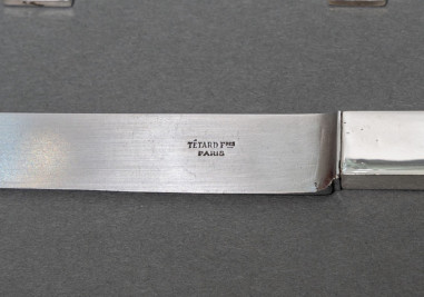 Jean Tetard cutlery set in sterling...