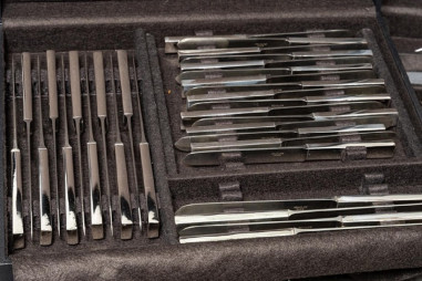 Jean Tetard cutlery set in sterling...