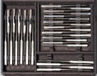 Jean Tetard cutlery set in sterling...