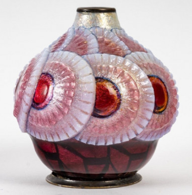 Camille Fauré : Vase émaillé circa 1930